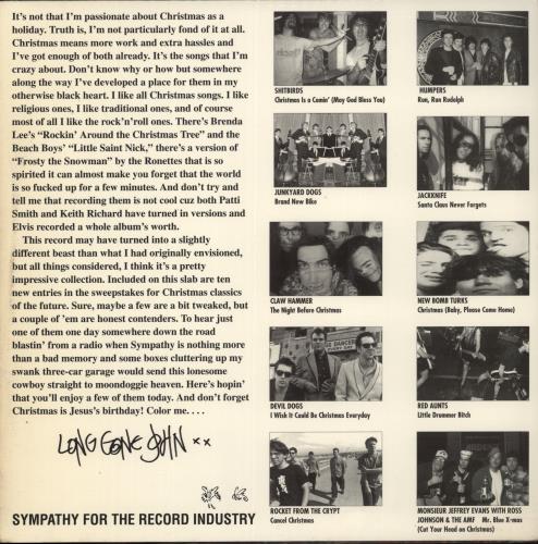 Various-Punk & New Wave Happy Birthday, Baby Jesus 10" vinyl single (10 inch record) US PVA10HA866322