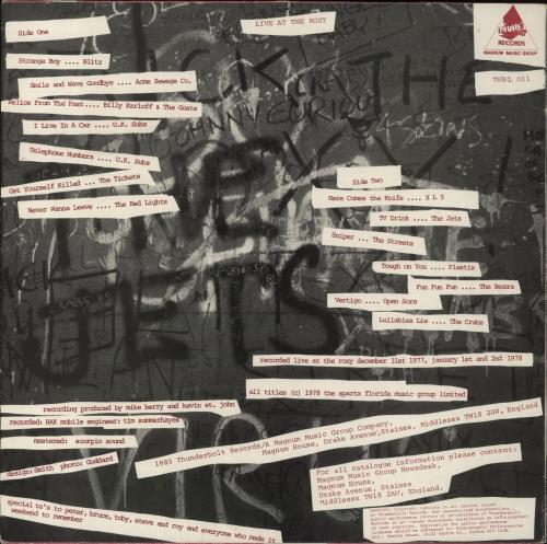 Various-Punk & New Wave Live At The Roxy vinyl LP album (LP record) UK PVALPLI839626