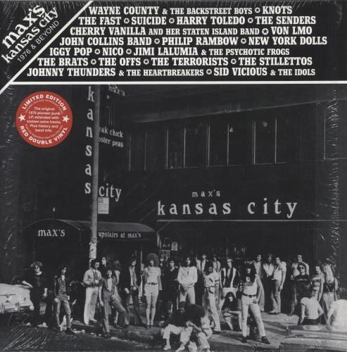 Various-Punk & New Wave Max's Kansas City 1976 & Beyond - RSD17 - Red Vinyl - Shrink 2-LP vinyl record set (Double LP Album) UK PVA2LMA867114
