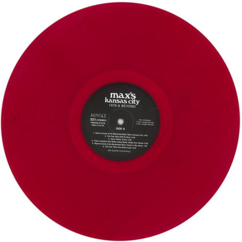Various-Punk & New Wave Max's Kansas City 1976 & Beyond - RSD17 - Red Vinyl - Shrink 2-LP vinyl record set (Double LP Album) UK PVA2LMA867114