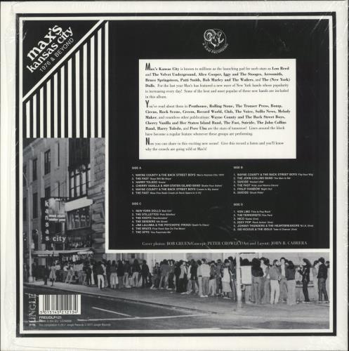 Various-Punk & New Wave Max's Kansas City 1976 & Beyond - RSD17 - Red Vinyl - Shrink 2-LP vinyl record set (Double LP Album) UK PVA2LMA867114