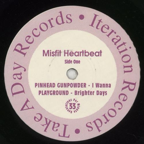 Various-Punk & New Wave Misfit Heartbeat 7" vinyl single (7 inch record / 45) US PVA07MI871078