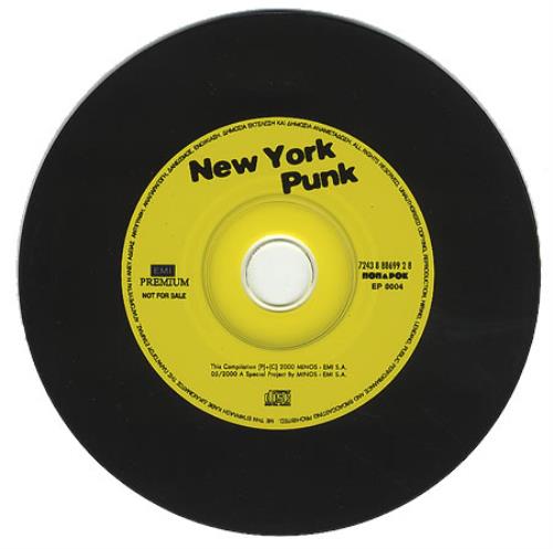 Various-Punk & New Wave New York Punk CD single (CD5 / 5") Greek PVAC5NE370807