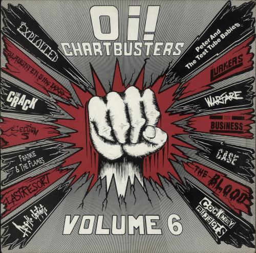 Various-Punk & New Wave Oi! Chartbusters Volume 6 vinyl LP album (LP record) UK PVALPOI877694