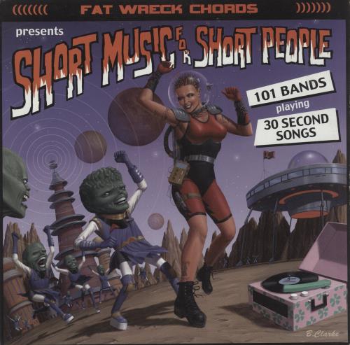 Various-Punk & New Wave Short Music For Short People vinyl LP album (LP record) US PVALPSH869472