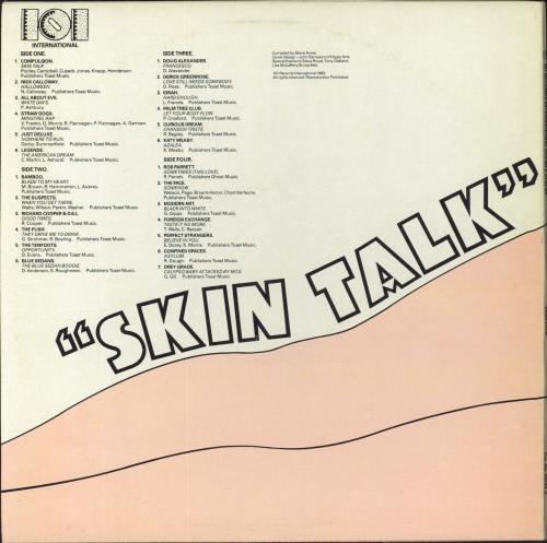 Various-Punk & New Wave Skin Talk 2-LP vinyl record set (Double LP Album) UK PVA2LSK802350