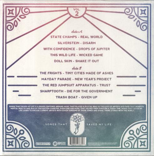 Various-Punk & New Wave Songs That Saved My Life, Vol. 2 - Electric Blue Vinyl vinyl LP album (LP record) US PVALPSO863463