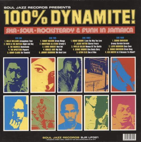 Various-Reggae & Ska 100% Dynamite! 2-LP vinyl record set (Double LP Album) UK V-A2LDY878446