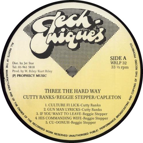 Various-Reggae & Ska 3 The Hard Way vinyl LP album (LP record) UK V-ALPTH697035