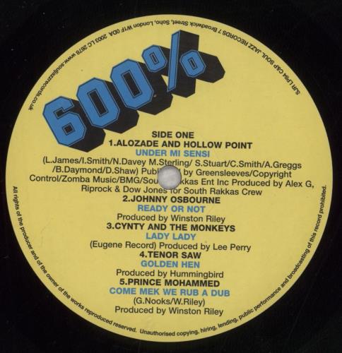 Various-Reggae & Ska 600% Dynamite 2-LP vinyl record set (Double LP Album) UK V-A2LDY848280