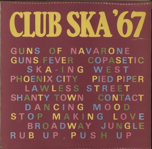 Various-Reggae & Ska Club Ska '67 - EX vinyl LP album (LP record) UK V-ALPCL867386