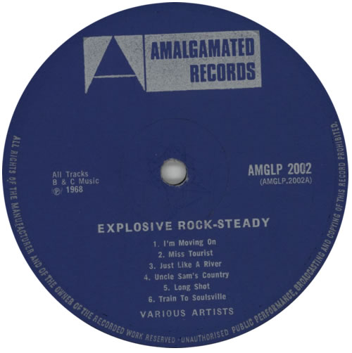 Various-Reggae & Ska Explosive Rock Steady vinyl LP album (LP record) UK V-ALPEX593009