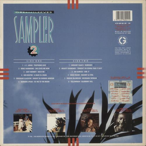 Various-Reggae & Ska Greensleeves Sampler 2 vinyl LP album (LP record) UK V-ALPGR886636
