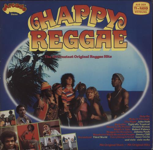 Various-Reggae & Ska Happy Reggae vinyl LP album (LP record) German V-ALPHA751225