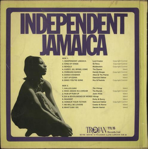 Various-Reggae & Ska Independent Jamaica vinyl LP album (LP record) UK V-ALPIN712439