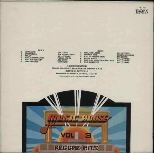 Various-Reggae & Ska Music House Vol.3 vinyl LP album (LP record) UK V-ALPMU755906