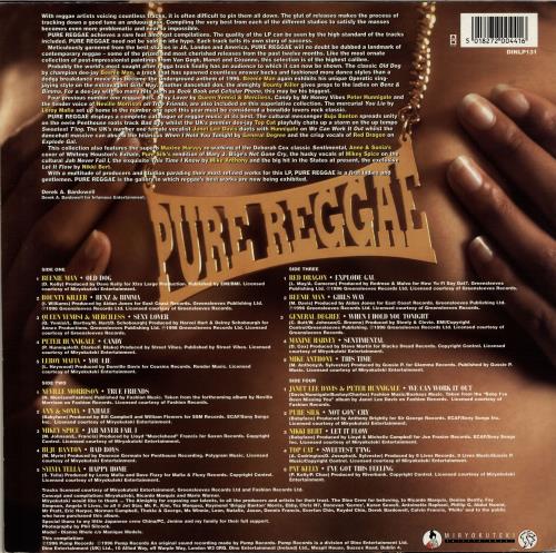 Various-Reggae & Ska Pure Reggae Volume One 2-LP vinyl record set (Double LP Album) UK V-A2LPU702098