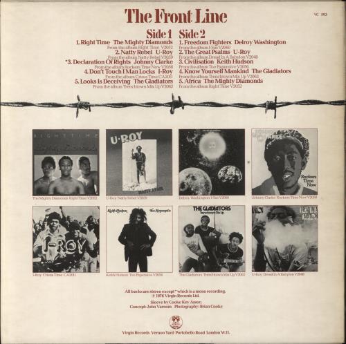 Various-Reggae & Ska The Front Line - Price Stickered vinyl LP album (LP record) UK V-ALPTH793874