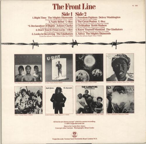 Various-Reggae & Ska The Front Line vinyl LP album (LP record) UK V-ALPTH302448