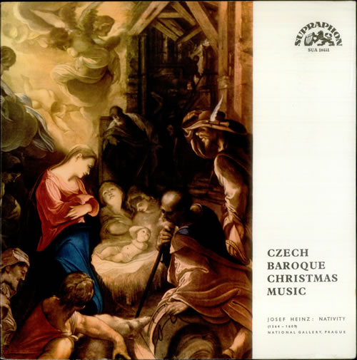 Various-Religious Czech Baroque Christmas Music vinyl LP album (LP record) Czech VC4LPCZ539986
