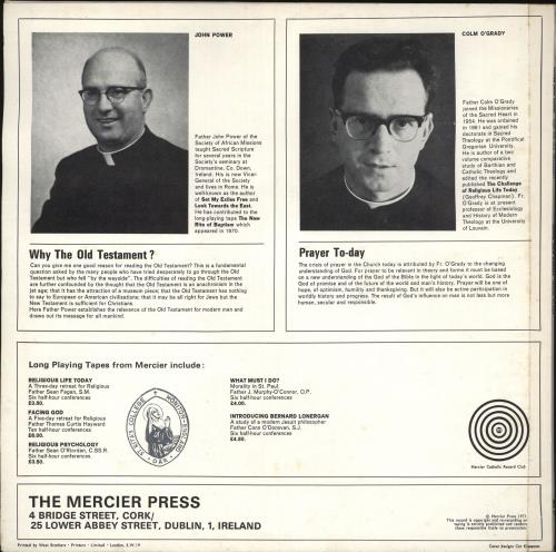 Various-Religious Why The Old Testament ? / Prayer Today vinyl LP album (LP record) Irish VC4LPWH717241