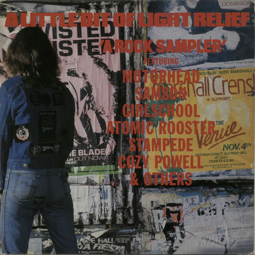 Various-Rock & Metal A Little Bit Of Light Relief - A Rock Sampler - Gold promo stamped vinyl LP album (LP record) UK RVALPAL637715