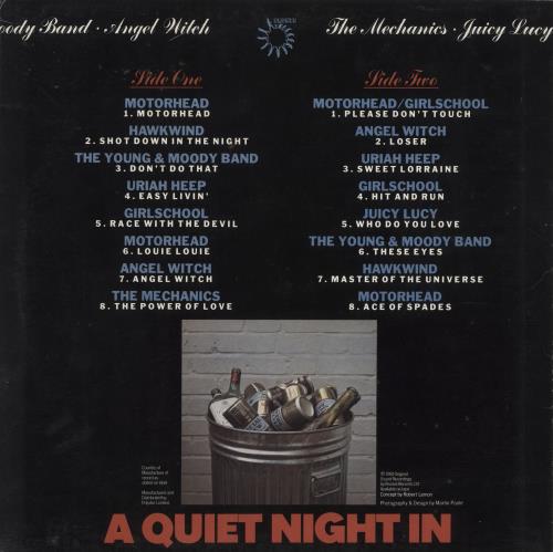 Various-Rock & Metal A Quiet Night In vinyl LP album (LP record) UK RVALPAQ352284