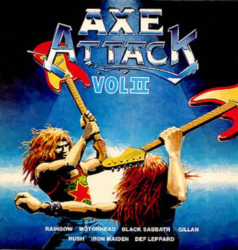 Various-Rock & Metal Axe Attack Vol II vinyl LP album (LP record) UK RVALPAX309769