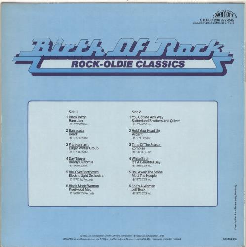 Various-Rock & Metal Birth Of Rock vinyl LP album (LP record) German RVALPBI693886