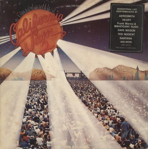 Various-Rock & Metal California Jam 2 - Sticker 2-LP vinyl record set (Double LP Album) UK RVA2LCA874922