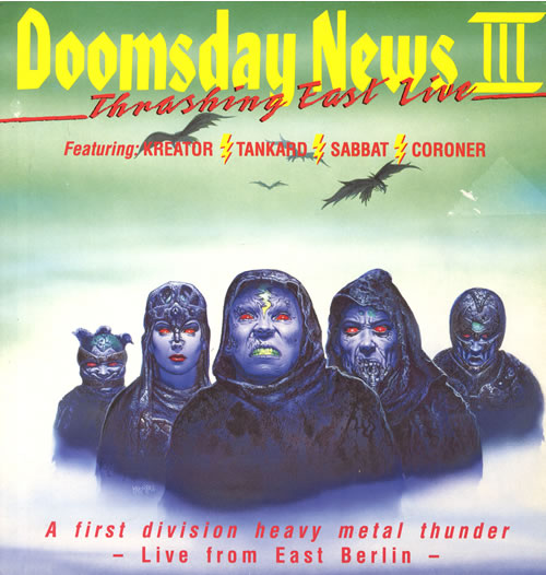 Various-Rock & Metal Doomsday News III: Thrashing East Live vinyl LP album (LP record) German RVALPDO560432