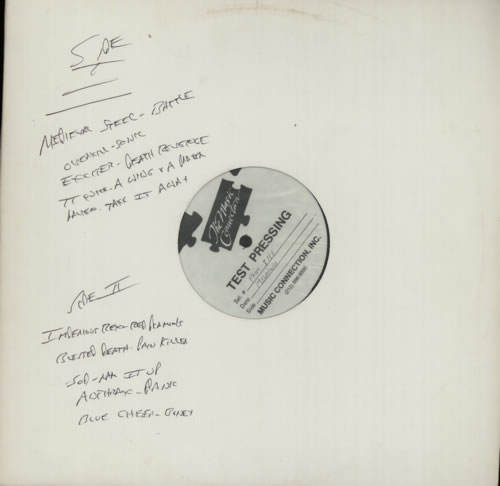 Various-Rock & Metal From The Megavault - Test Pressing vinyl LP album (LP record) US RVALPFR601032