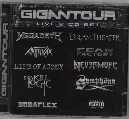 Various-Rock & Metal Gigantour CD album (CDLP) German RVACDGI678823