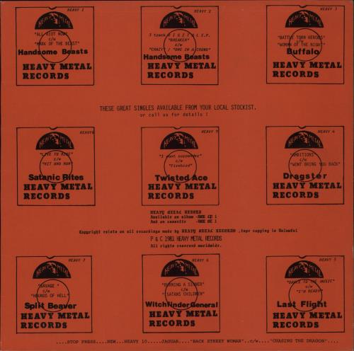 Various-Rock & Metal Heavy Metal Heroes vinyl LP album (LP record) UK RVALPHE872945