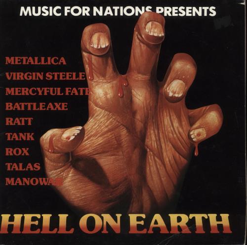 Various-Rock & Metal Hell On Earth vinyl LP album (LP record) French RVALPHE726607