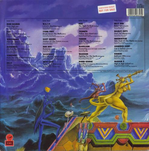 Various-Rock & Metal Kerrang! Kompilation - Factory Sample 2-LP vinyl record set (Double LP Album) UK RVA2LKE832837