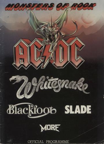 Various-Rock & Metal Monsters Of Rock - Autographed tour programme UK RVATRMO659075