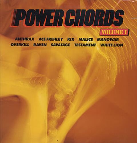 Various-Rock & Metal Powerchords Volume 1 vinyl LP album (LP record) US RVALPPO316764
