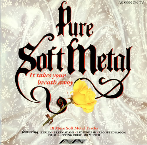 Various-Rock & Metal Pure Soft Metal vinyl LP album (LP record) UK RVALPPU495853