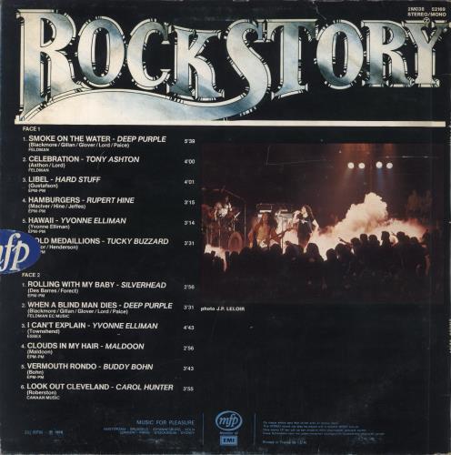 Various-Rock & Metal Rock Story vinyl LP album (LP record) Belgian RVALPRO822771