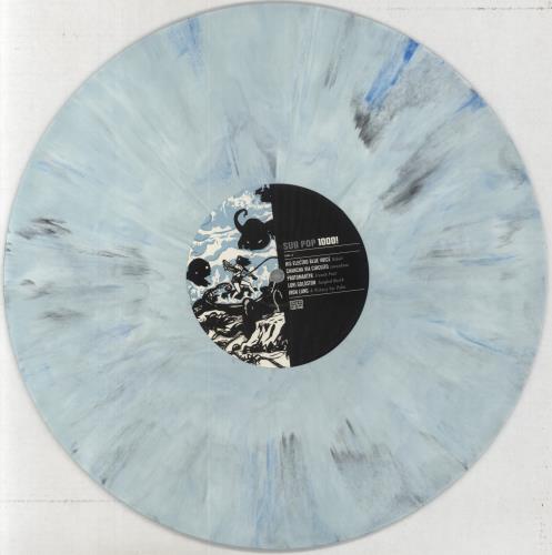 Various-Rock & Metal Sub Pop 1000 - Blue Marble Vinyl - RSD vinyl LP album (LP record) US RVALPSU858667