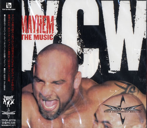 Various-Rock & Metal WCW Mayhem The Music CD album (CDLP) Japanese RVACDWC547636