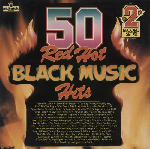 Various-Soul & Funk 50 Red Hot Black Music Hits 2-LP vinyl record set (Double LP Album) UK SJF2LRE864376