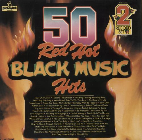 Various-Soul & Funk 50 Red Hot Black Music Hits 2-LP vinyl record set (Double LP Album) UK SJF2LRE864376