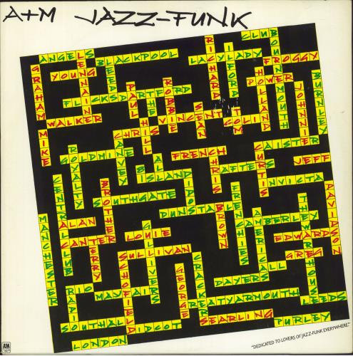 Various-Soul & Funk A&M Jazz-Funk 12" vinyl single (12 inch record / Maxi-single) UK SJF12AM764931