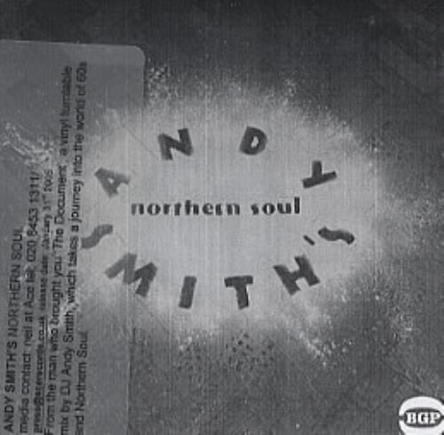Various-Soul & Funk Andy Smith's Northern Soul CD-R acetate UK SJFCRAN311055