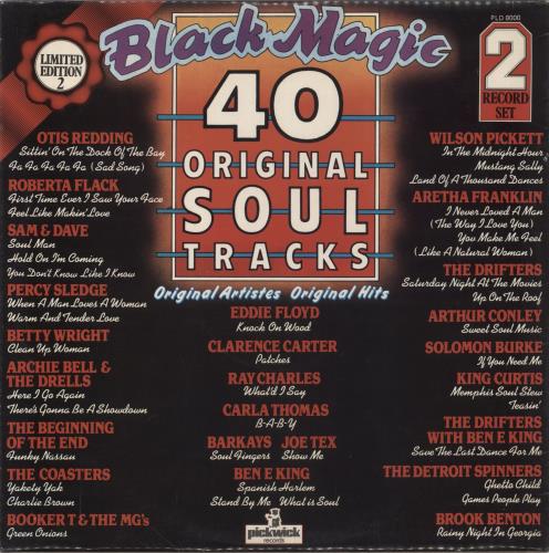 Various-Soul & Funk Black Magic - 40 Original Soul Tracks 2-LP vinyl record set (Double LP Album) UK SJF2LBL542494