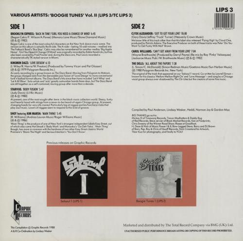 Various-Soul & Funk Boogie Tunes 2 vinyl LP album (LP record) UK SJFLPBO754337