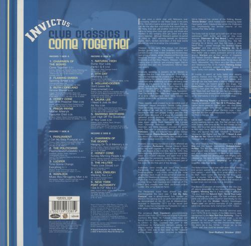 Various-Soul & Funk Come Together - Invictus Club Classics II 2-LP vinyl record set (Double LP Album) UK SJF2LCO357800