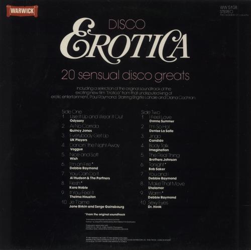 Various-Soul & Funk Disco Erotica vinyl LP album (LP record) UK SJFLPDI593031